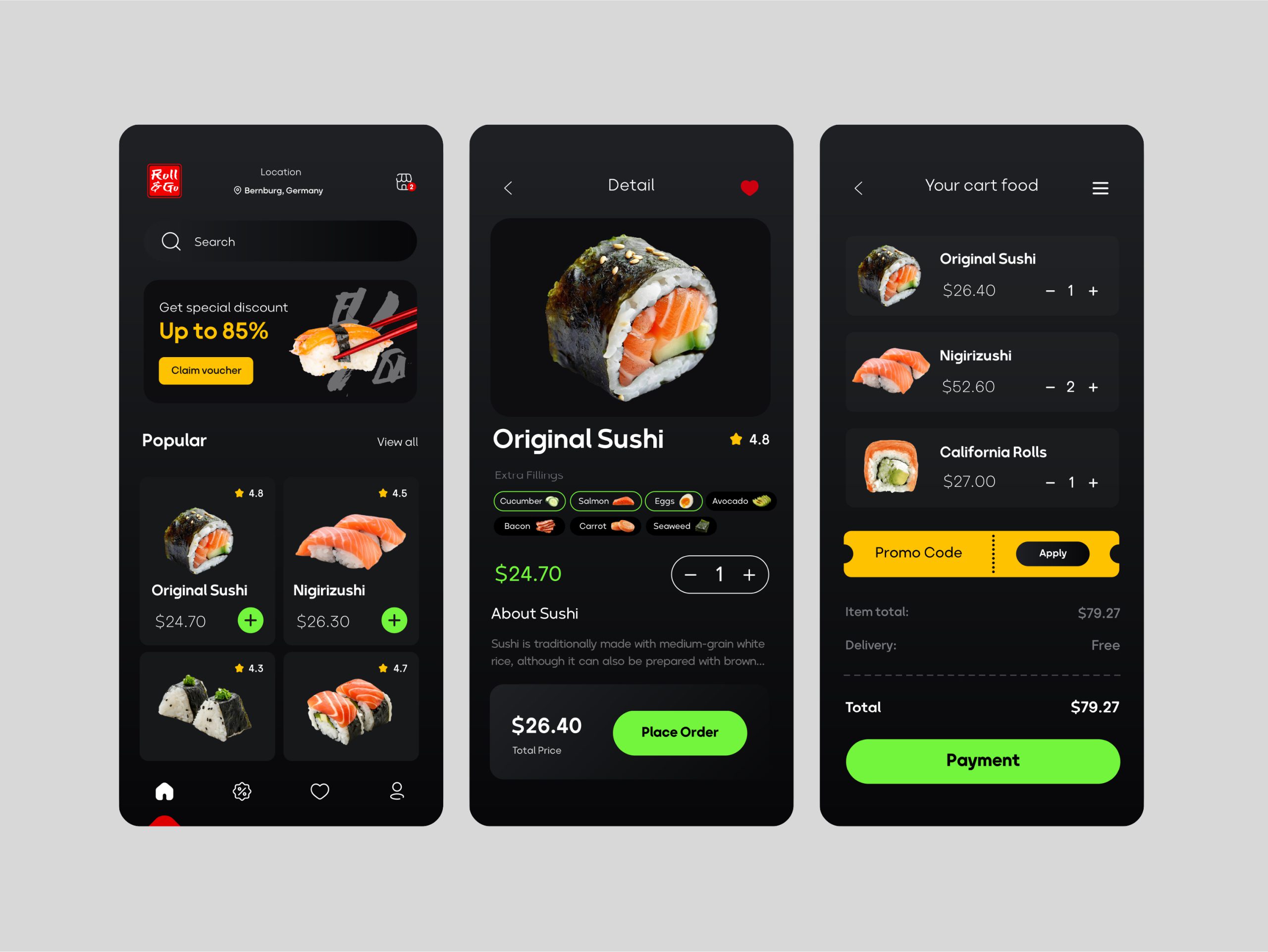 Sushi Delivery App – Anis Khanifar
